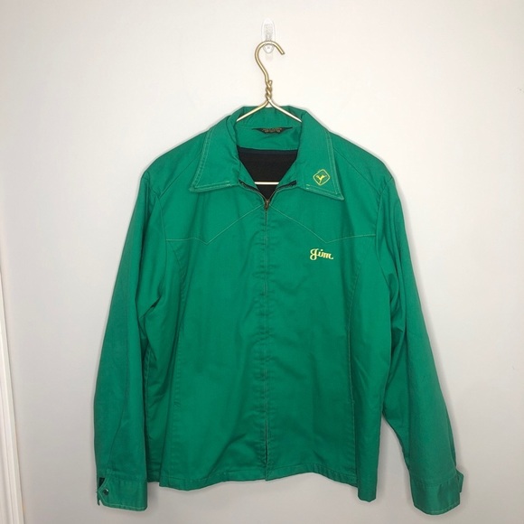 Vintage 60s Protexall John Deere Tractor Jacket - Picture 1 of 10